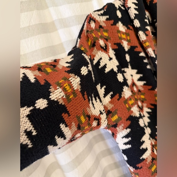 EUC Lucky Brand fair isle open cardigan sz Medium - Picture 15 of 16